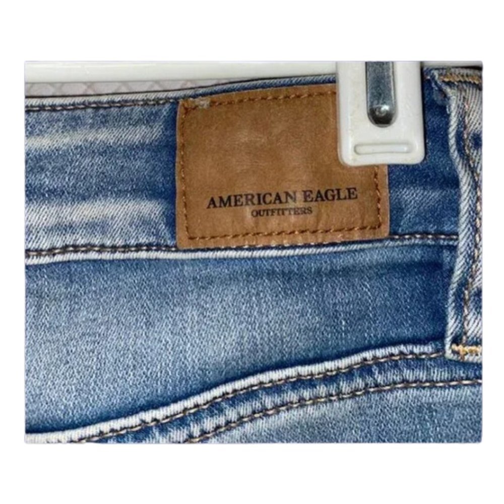 American Eagle Outfitters Super Stretch X High Rise Ripped Distressed Jeans - Picture 4 of 6